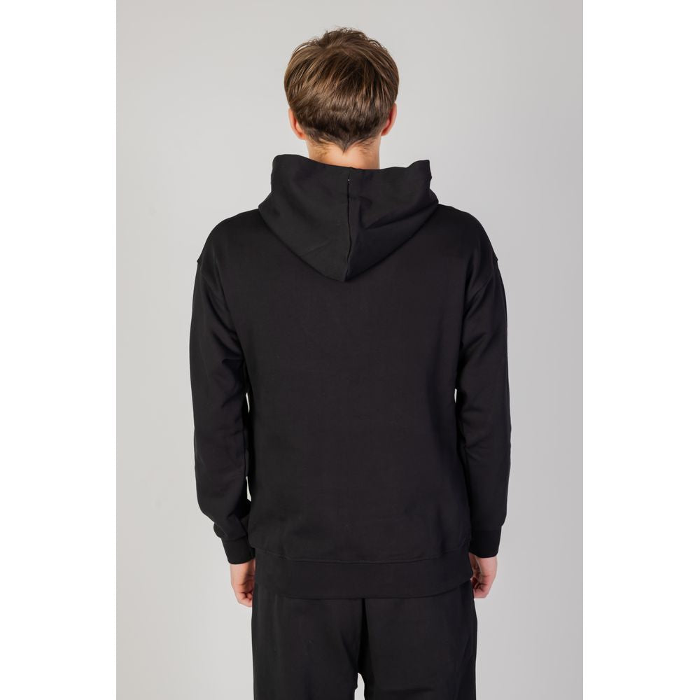 Underclub Schwarzer Baumwoll-Hoodie