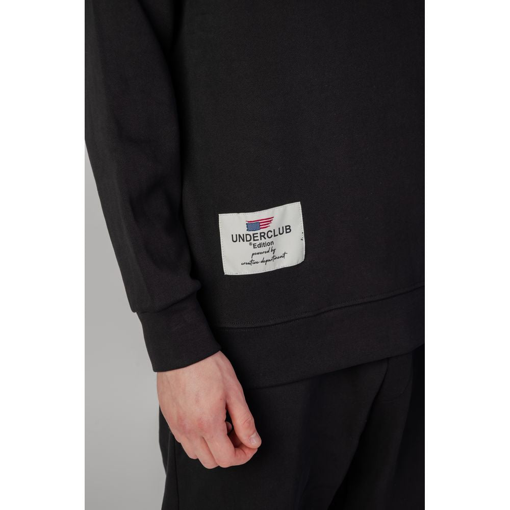 Underclub Schwarzer Baumwoll-Hoodie