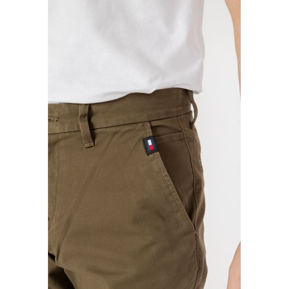 Tommy Hilfiger Jeans Grüne Hose aus Bio-Baumwolle