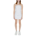 Tommy Hilfiger Jeans White Recycled Cotton Short Dress