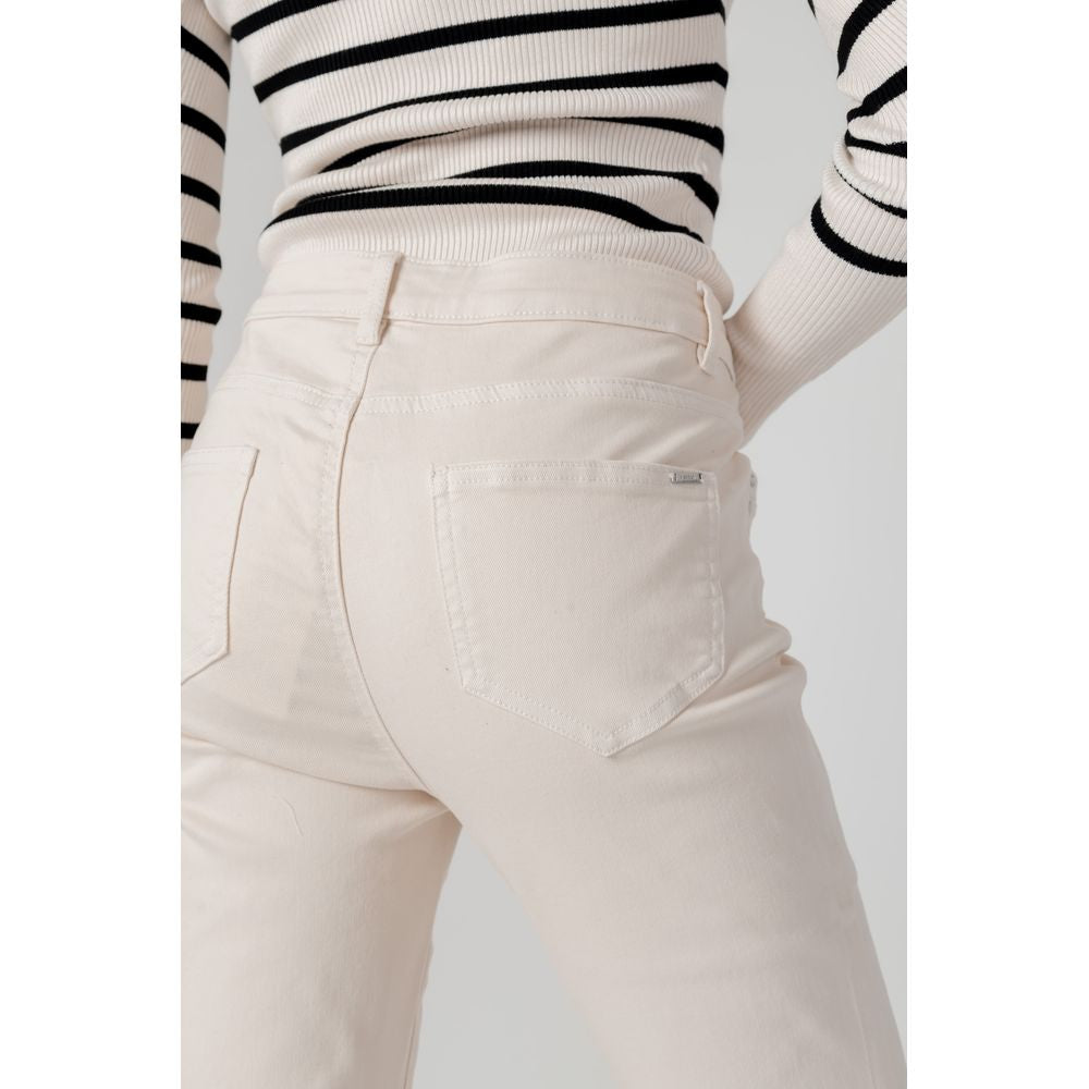 Morgan De Toi Beige Baumwollhose