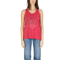 Blauer Rosa Baumwoll-Tank-Tops