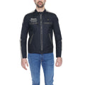 Blauer Schwarze Polyamid-Jacken &amp