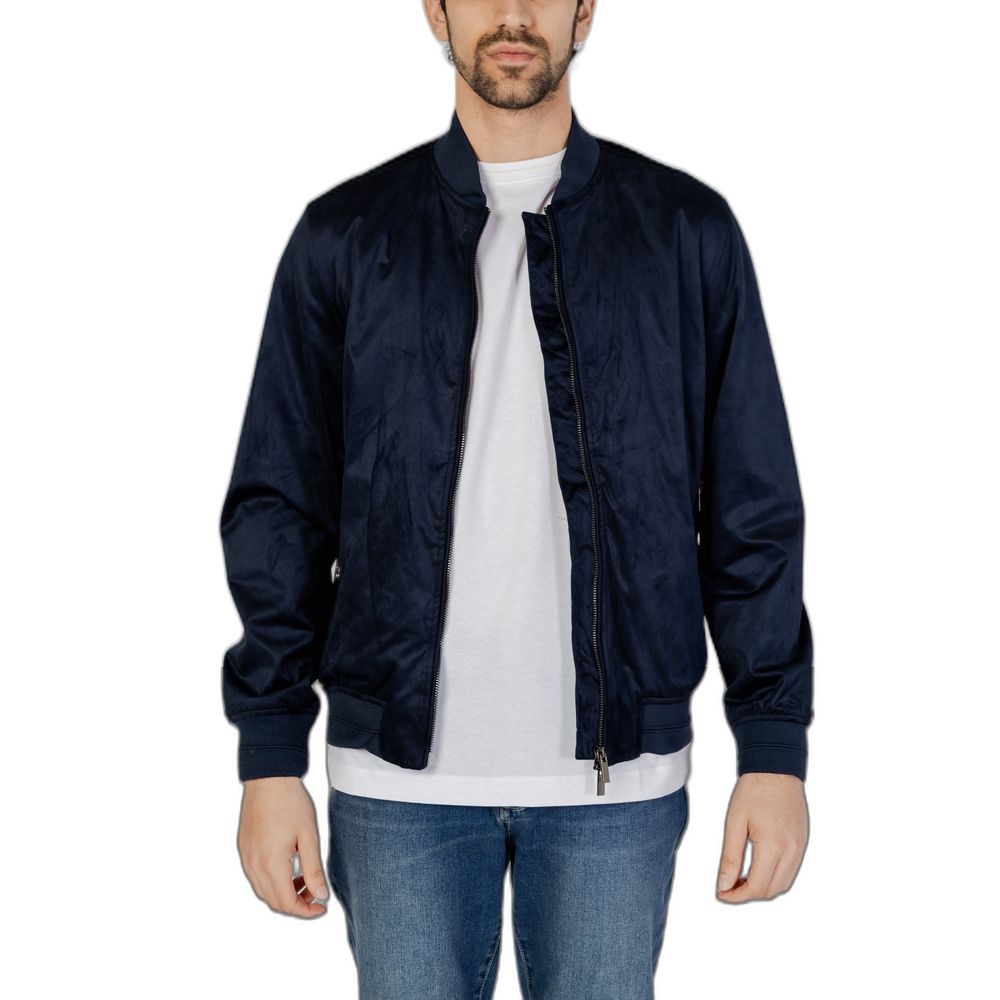 Hamaki-Ho Blauer Polyester-Bomber