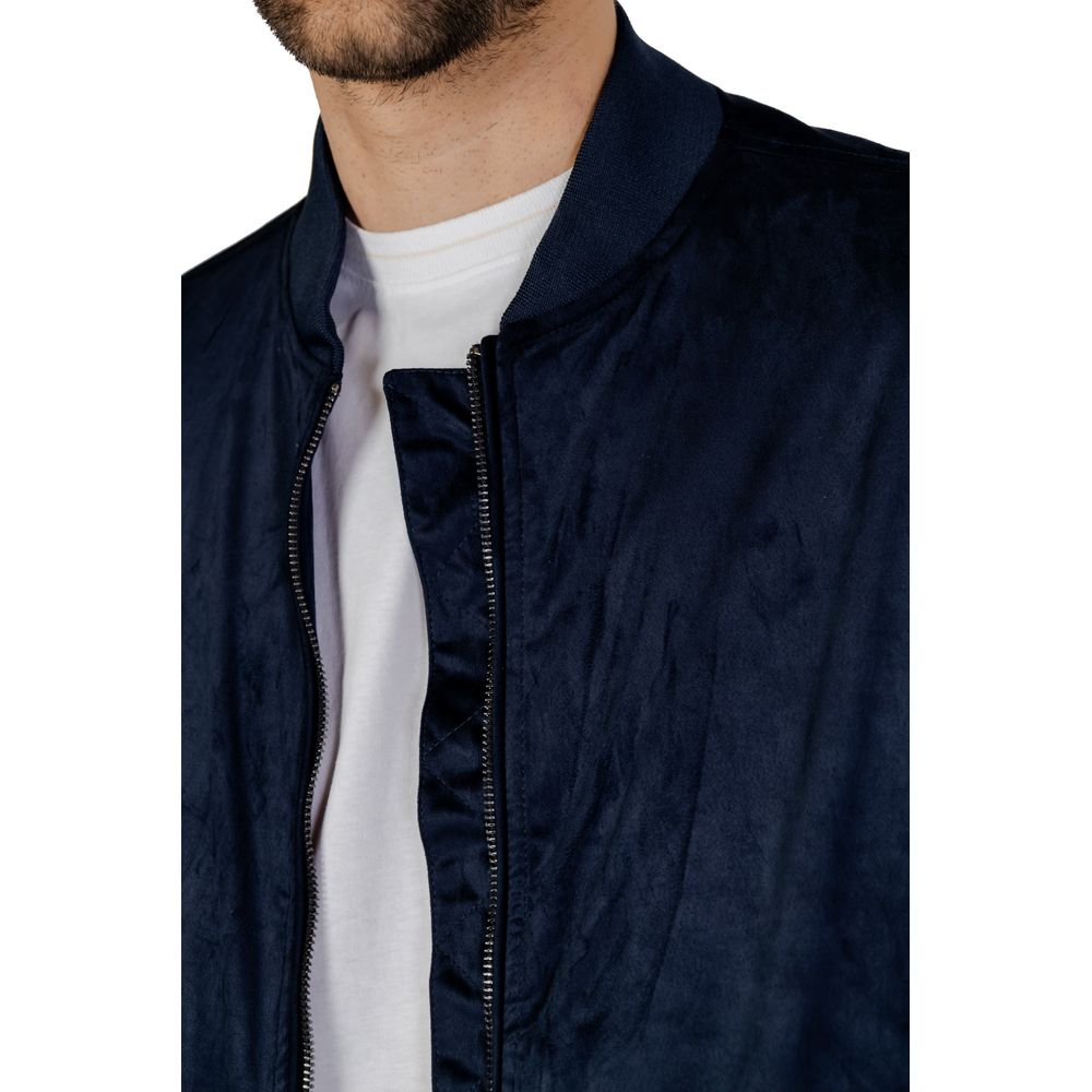 Hamaki-Ho Blauer Polyester-Bomber