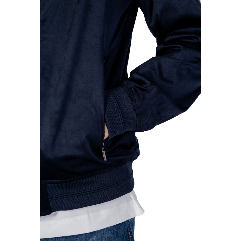 Hamaki-Ho Blauer Polyester-Bomber