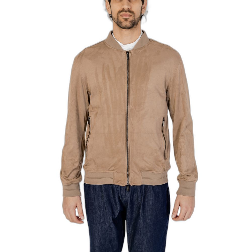 Hamaki-Ho Brauner Polyester-Bomber