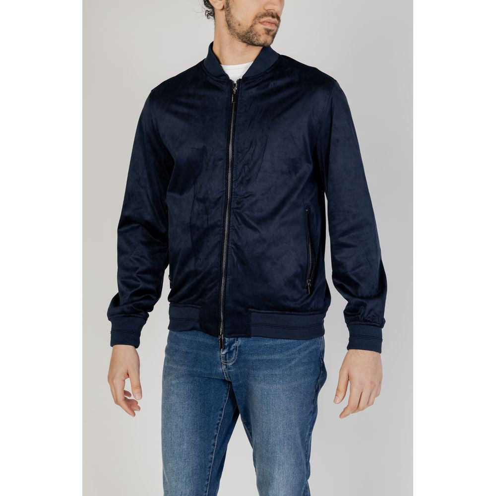 Hamaki-Ho Blauer Polyester-Bomber