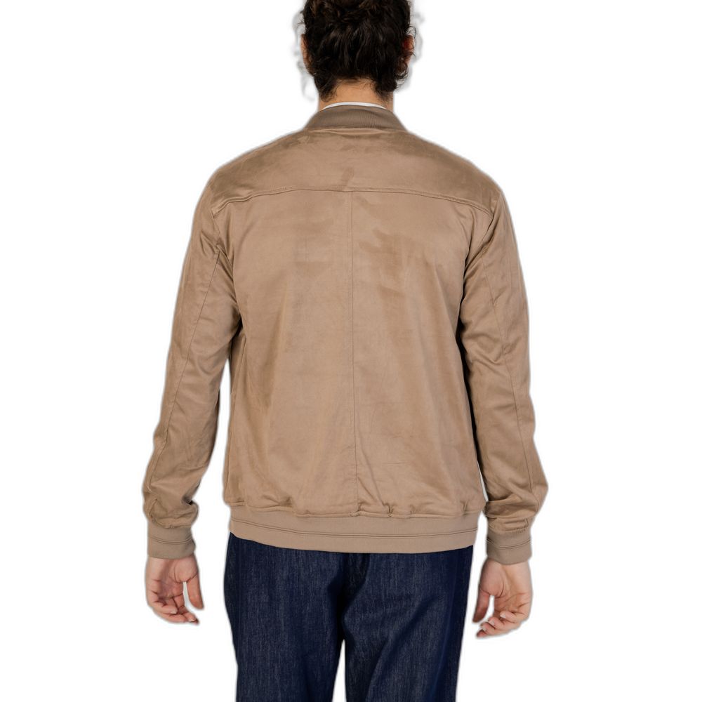 Hamaki-Ho Brauner Polyester-Bomber