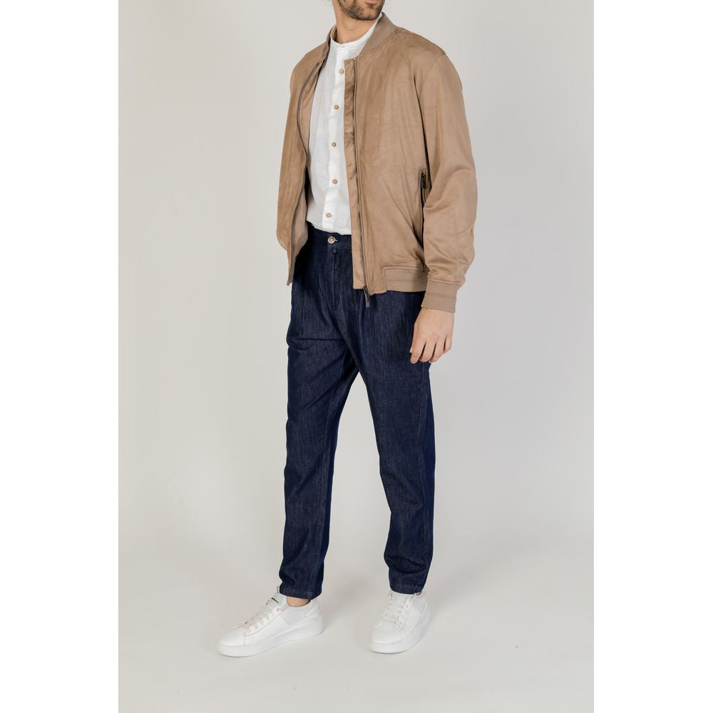 Hamaki-Ho Brauner Polyester-Bomber
