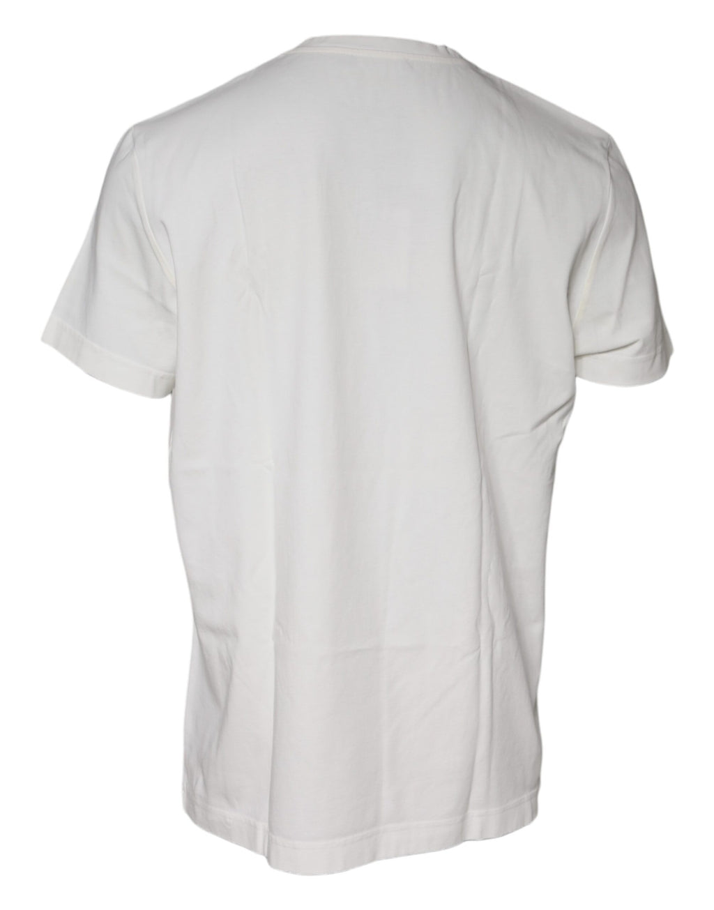 Dolce & Gabbana White Bandana Print Cotton Short Sleeves T-shirt