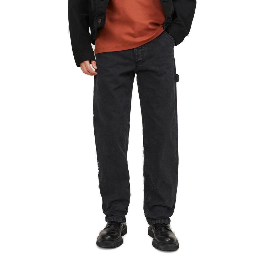 Jack Jones Schwarze Baumwoll-Jeans mit Relaxed Fit