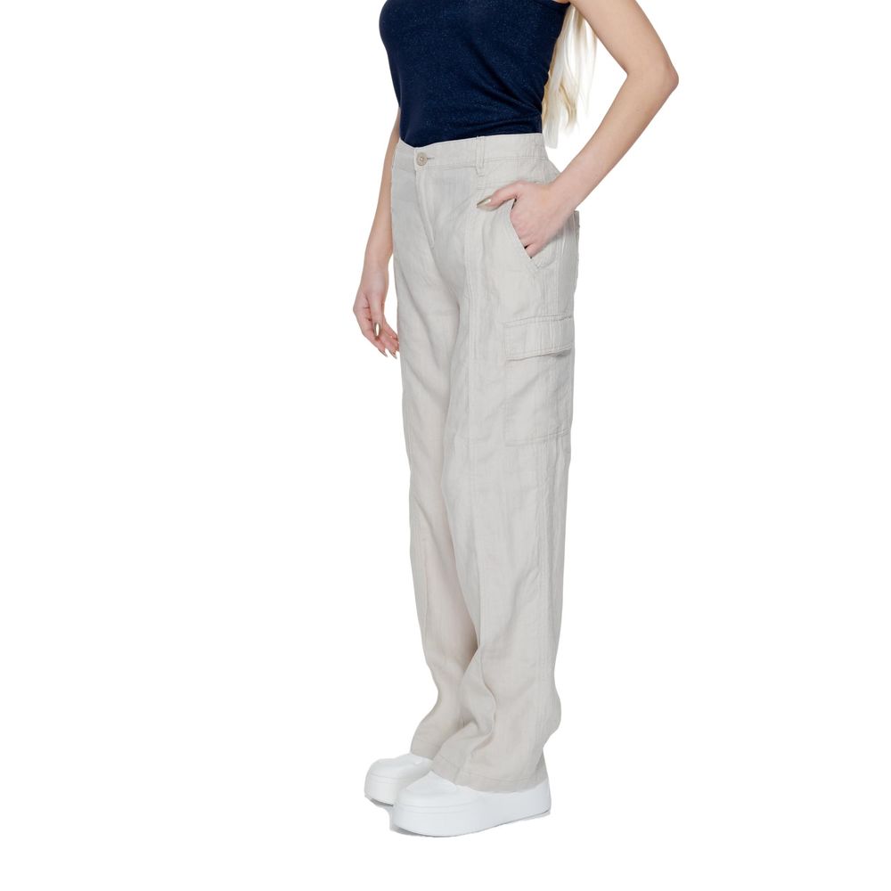 Street One Beige Leinenhose