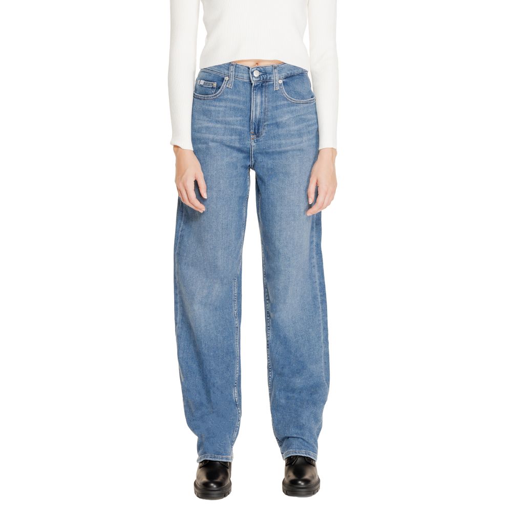 Calvin Klein Jeans Relaxed Fit Jeans aus blauer Baumwolle