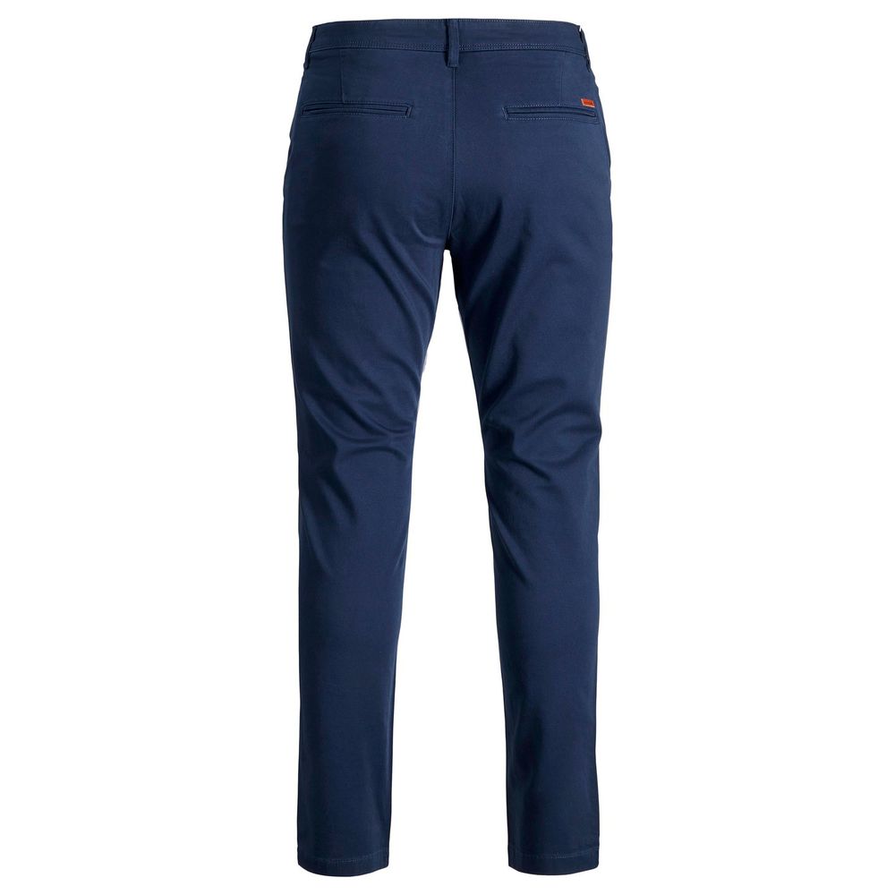 Jack Jones Schmale Baumwollhose in Blau