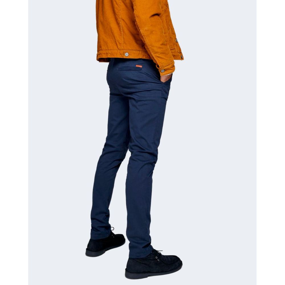 Jack Jones Schmale Baumwollhose in Blau