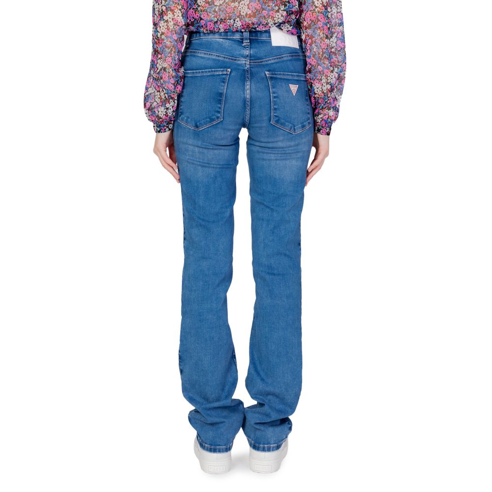 Guess Hellblaue Mom-Jeans aus Bio-Baumwolle