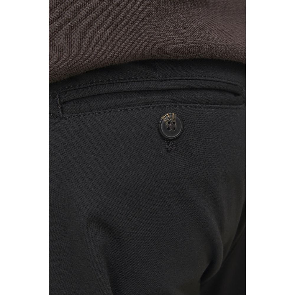 Jack Jones Schwarze Hose aus recyceltem Polyester