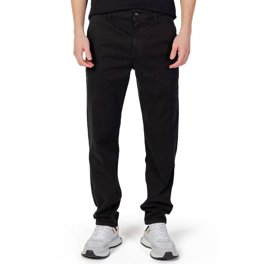 Hugo Boss Schwarze Baumwollhose