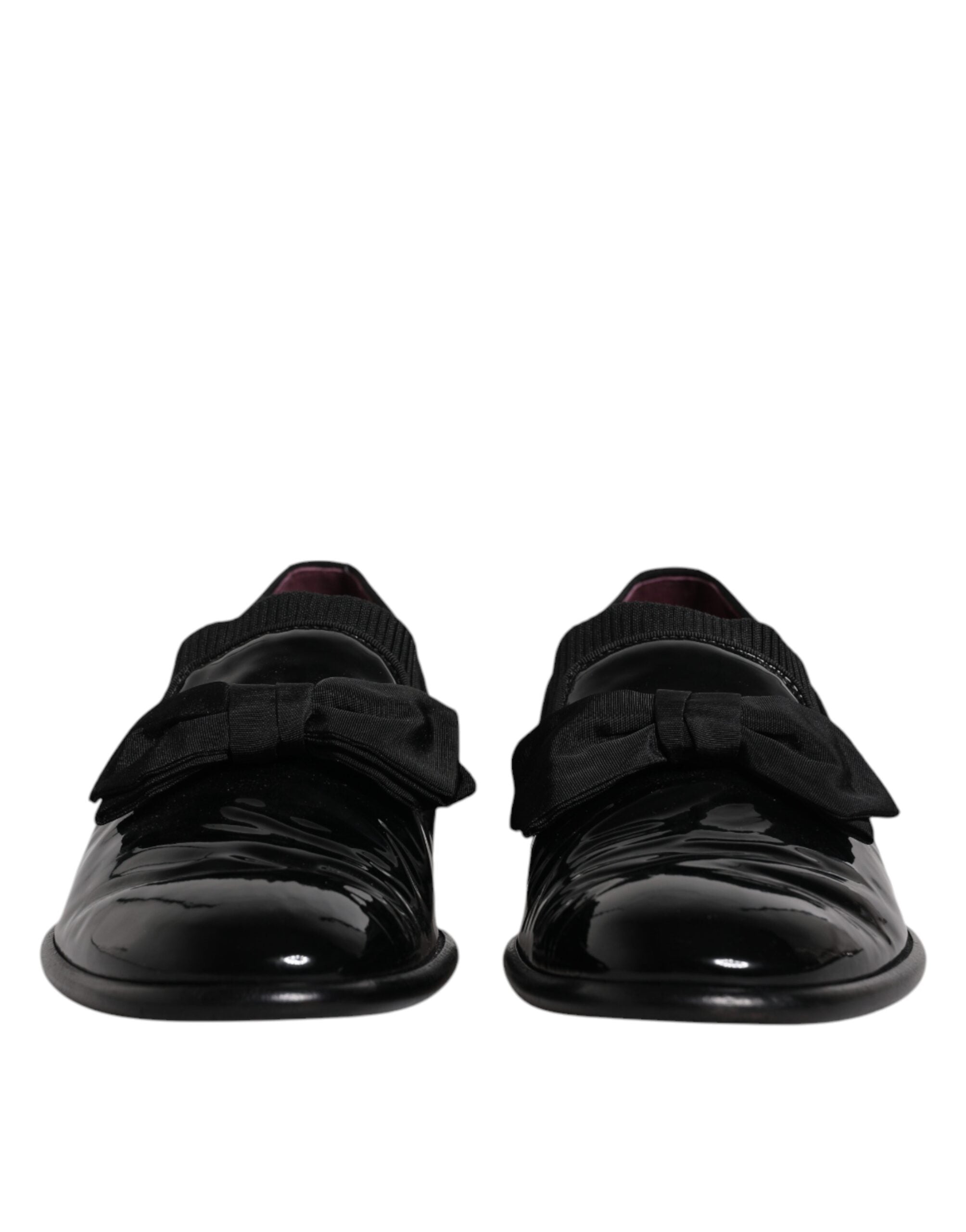 Dolce & Gabbana Schwarzes Leder Loafers Männer Formale Schuhe Kleid