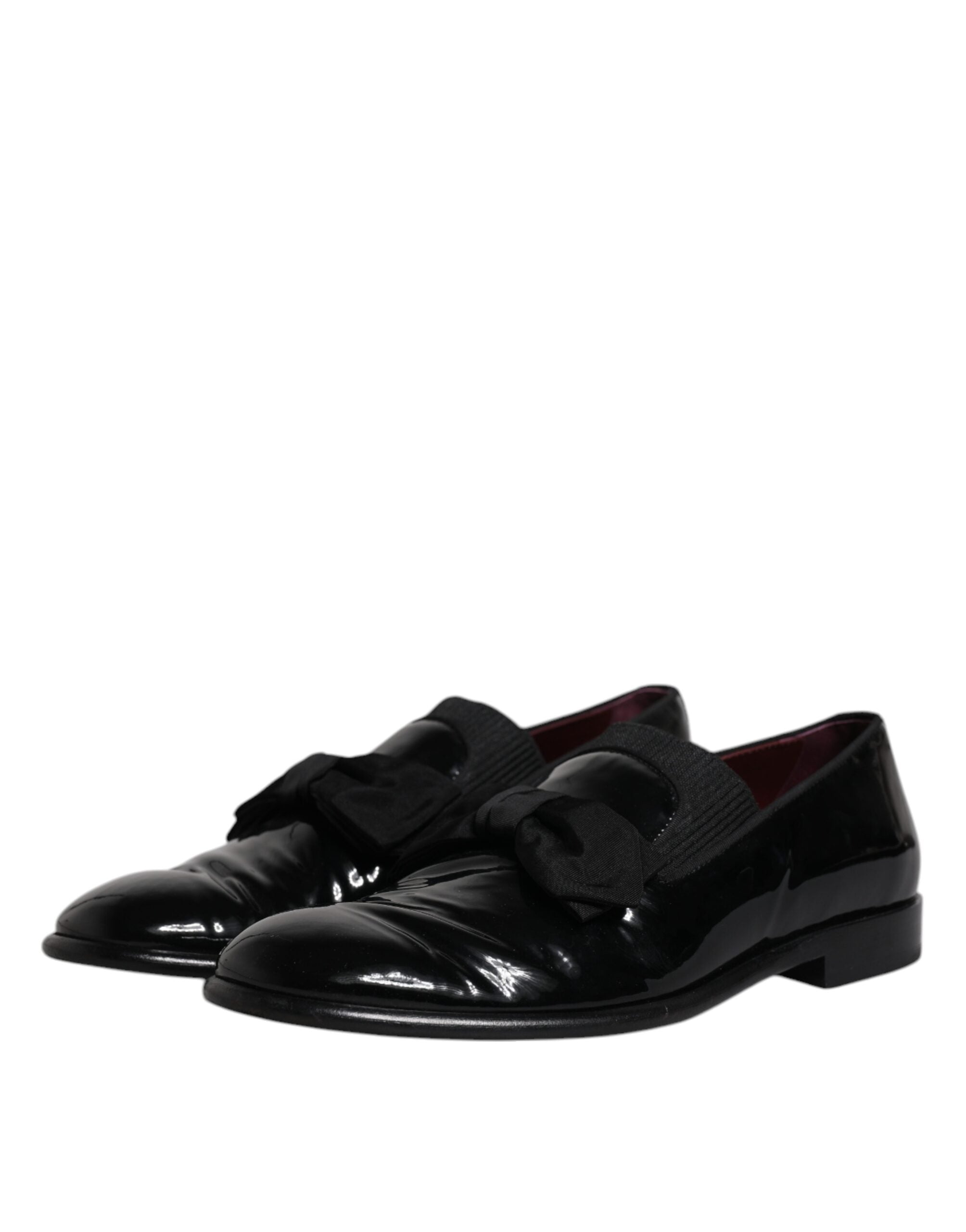 Dolce & Gabbana Schwarzes Leder Loafers Männer Formale Schuhe Kleid