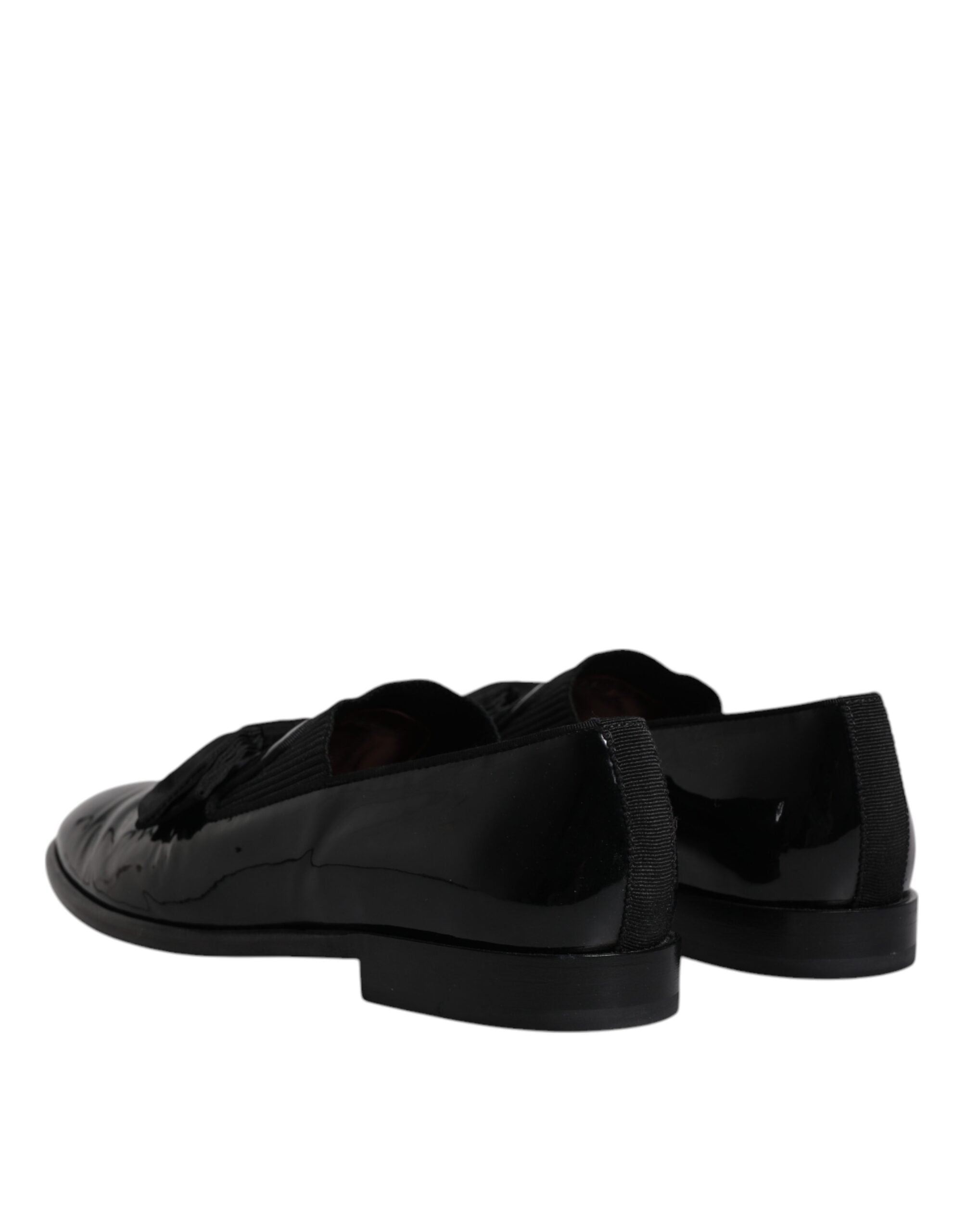 Dolce & Gabbana Schwarzes Leder Loafers Männer Formale Schuhe Kleid