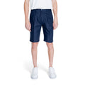 Antony Morato Bermudas aus blauem Leinen
