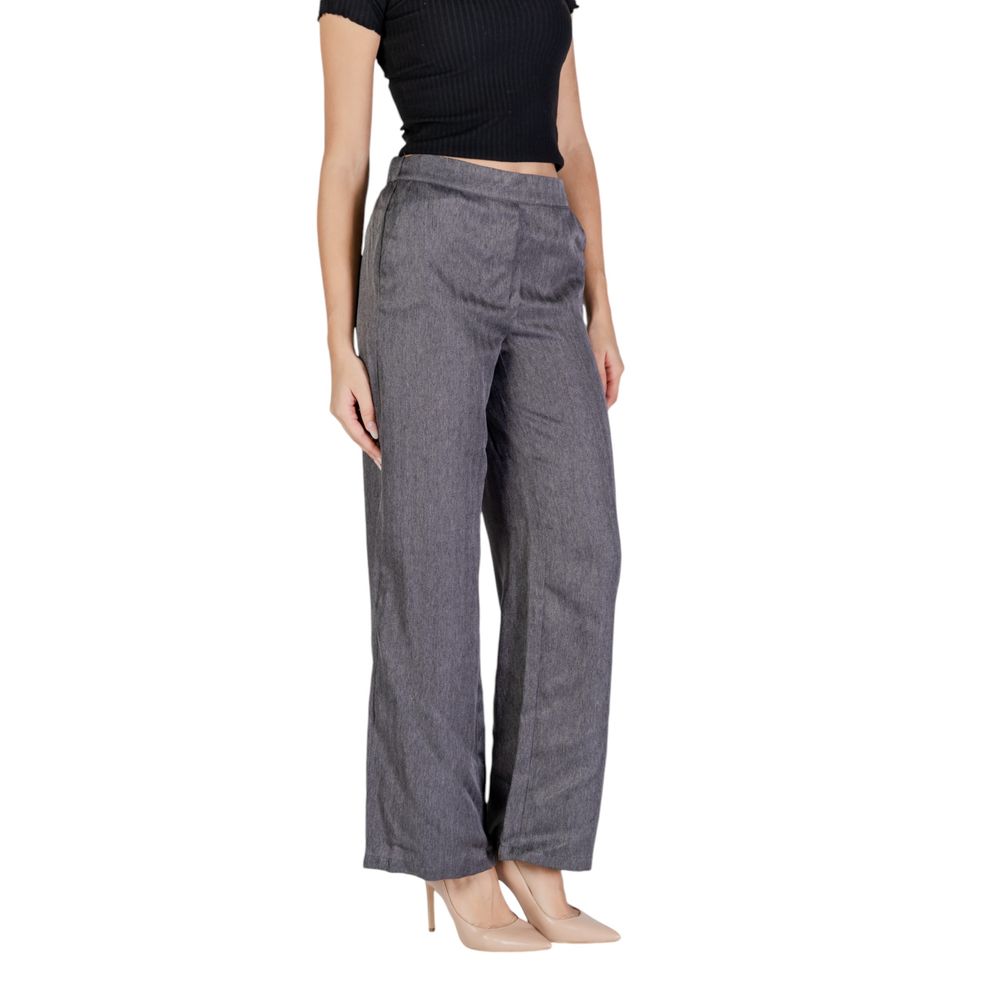 Jacqueline De Yong Graue Polyester-Hose im Casual-Look