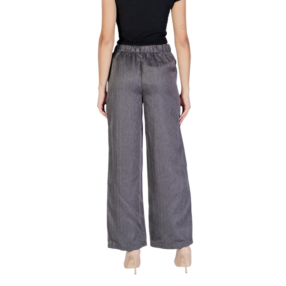 Jacqueline De Yong Graue Polyester-Hose im Casual-Look