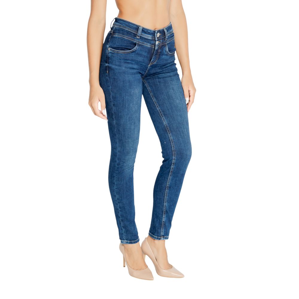 Street One Blaue Baumwoll-Mom-Jeans