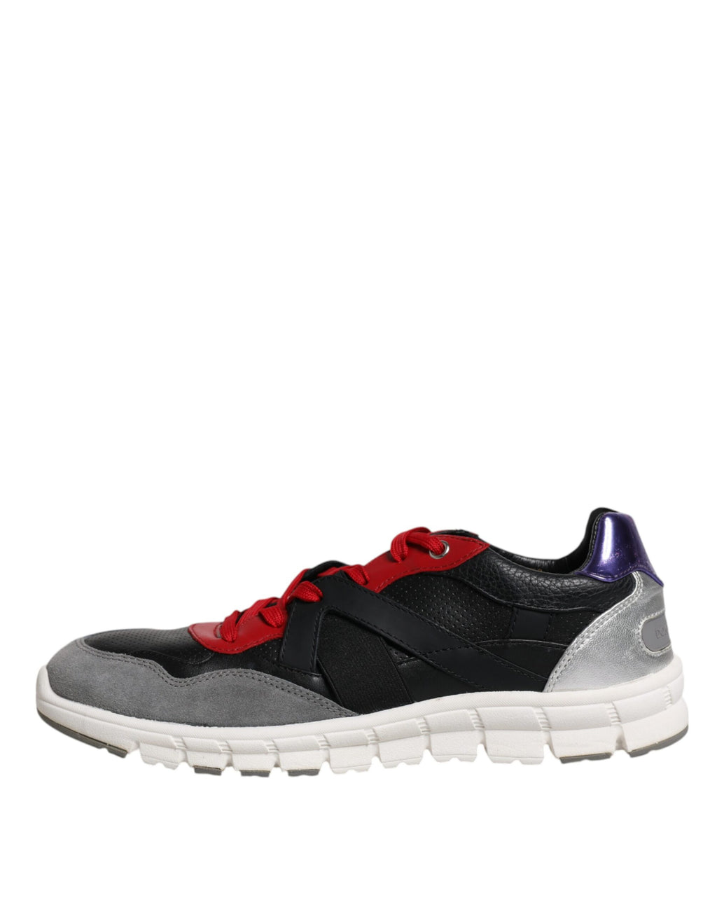 Dolce & Gabbana Multicolor Leder Wildleder Low Top Sneakers Schuhe