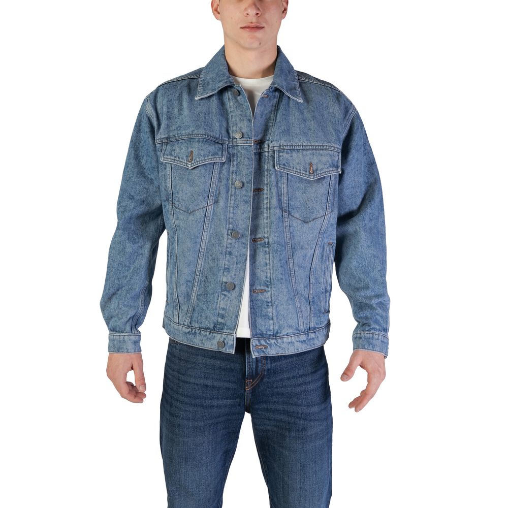 Hugo Boss Hellblaue Baumwolljacken &amp