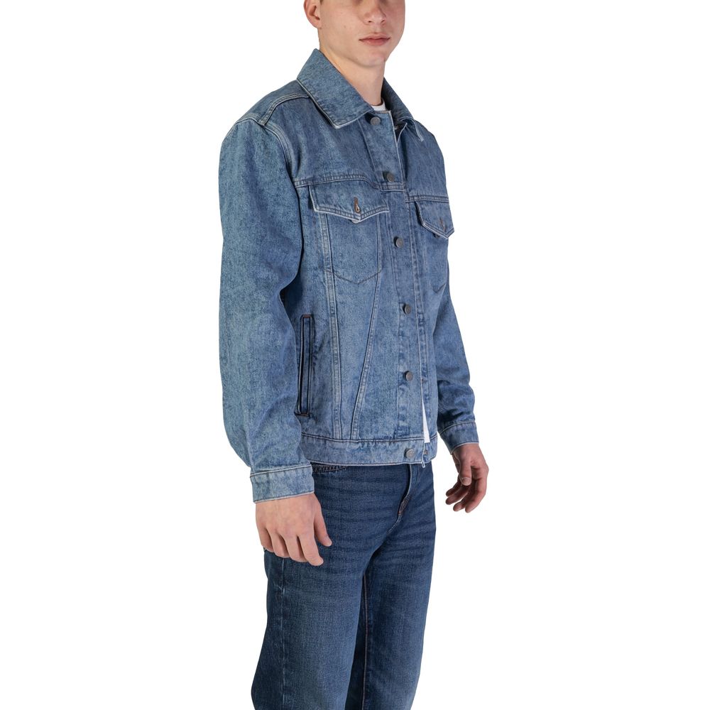 Hugo Boss Hellblaue Baumwolljacken &amp