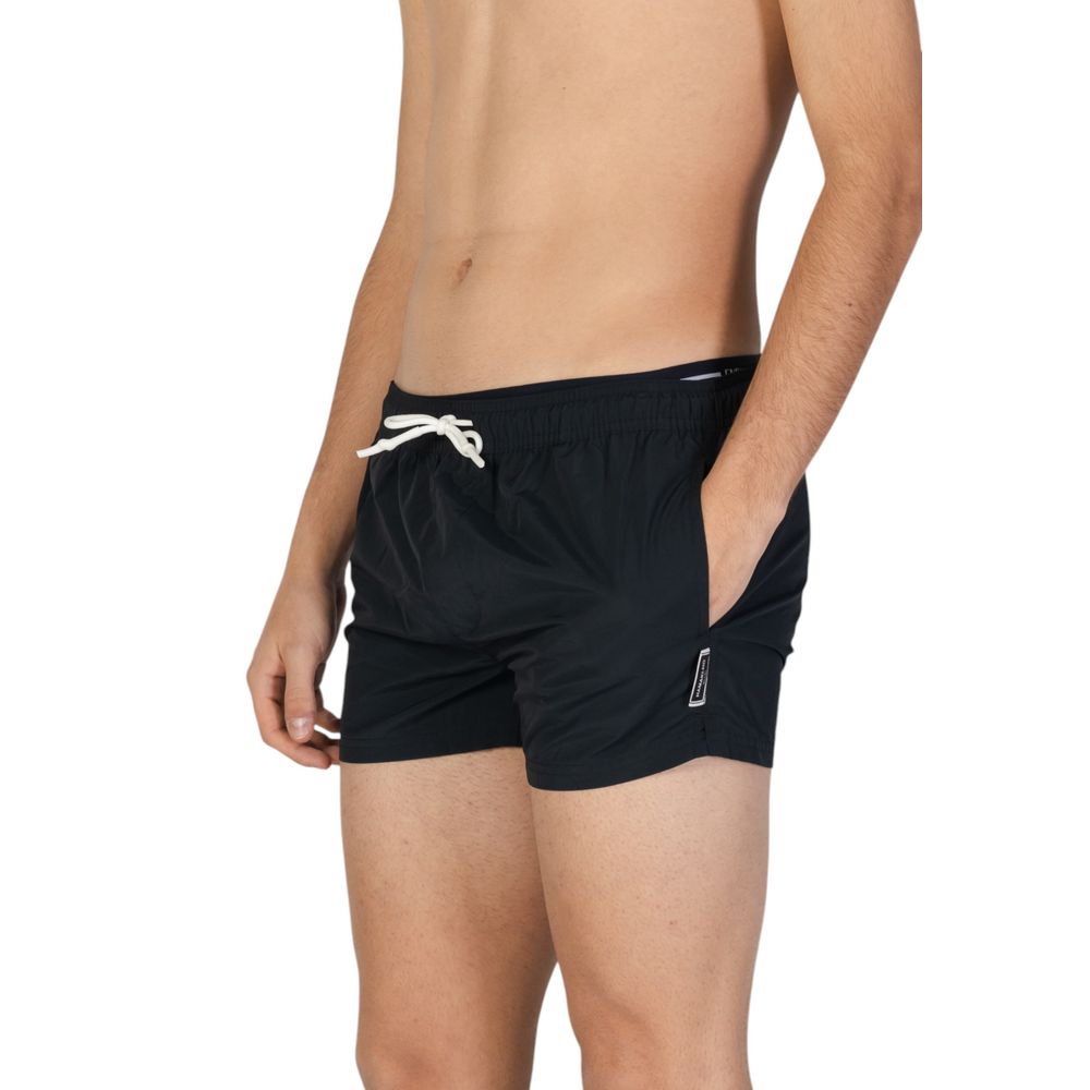 Hamaki-Ho Schwarze Badeshorts aus Polyester