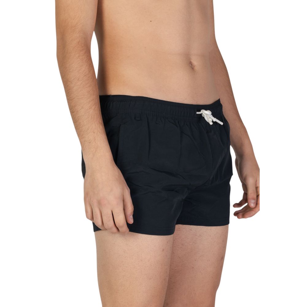 Hamaki-Ho Schwarze Badeshorts aus Polyester