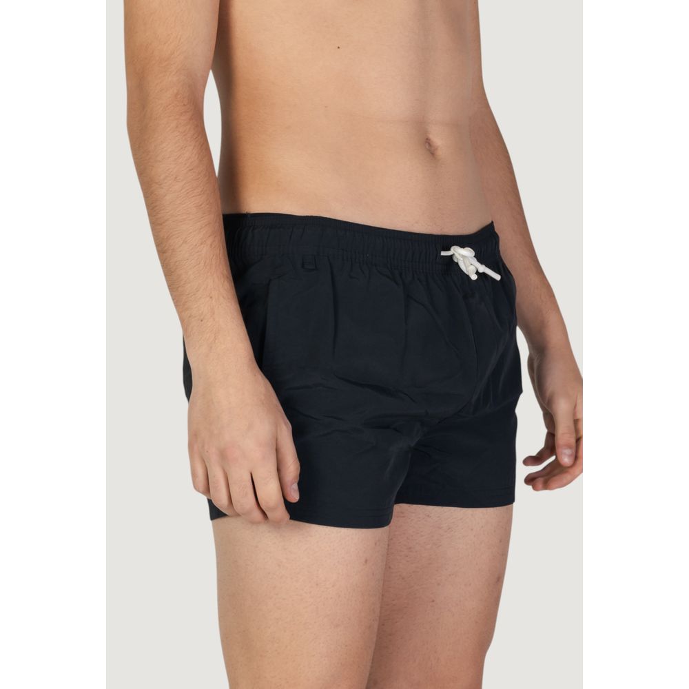 Hamaki-Ho Schwarze Badeshorts aus Polyester
