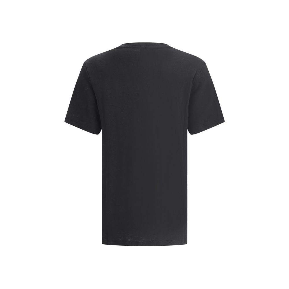 Marant Etoile Schwarzes Leinen-T-Shirt
