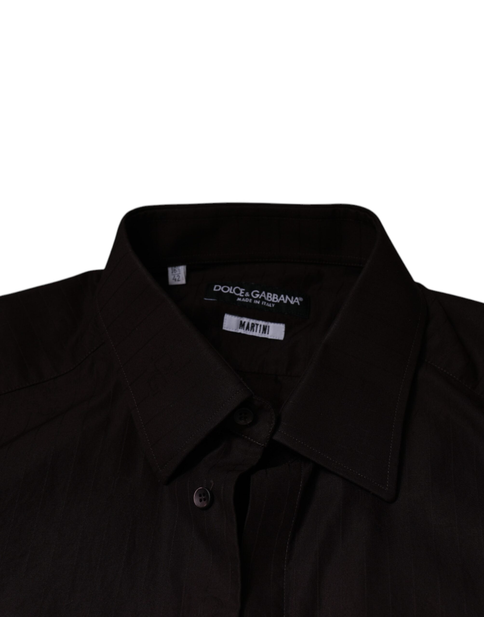 Dolce & Gabbana Lila Baumwolle Slim Fit MARTINI Kleid Hemd