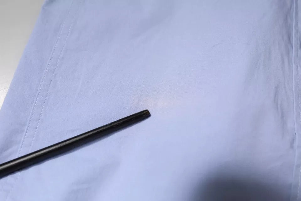 Dolce & Gabbana Hellblaues Baumwollhemd SICILIA Slim Fit