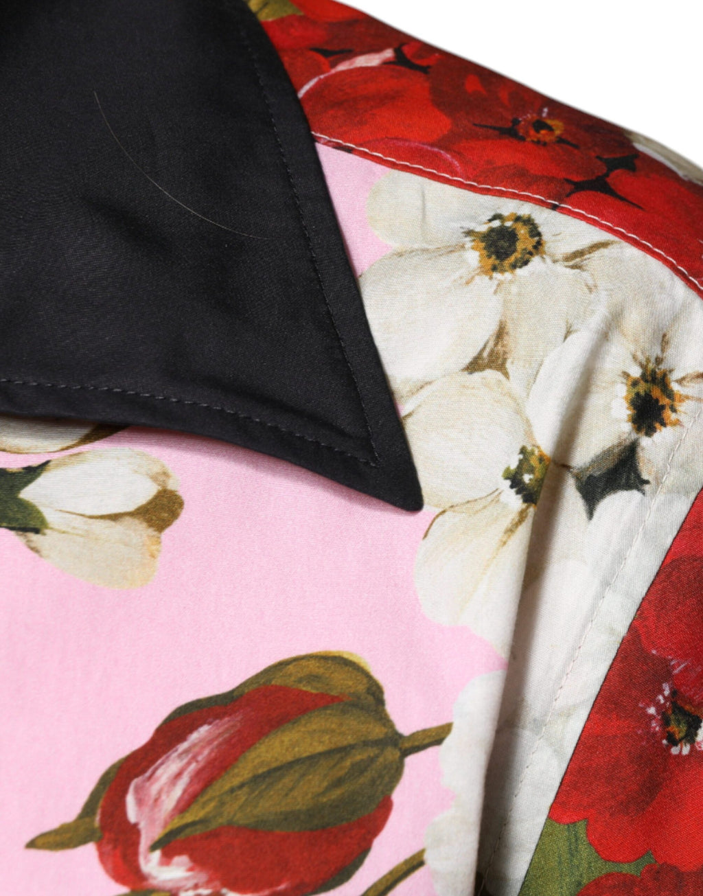 Dolce & Gabbana Multicolor Floral Button Down Freizeithemd