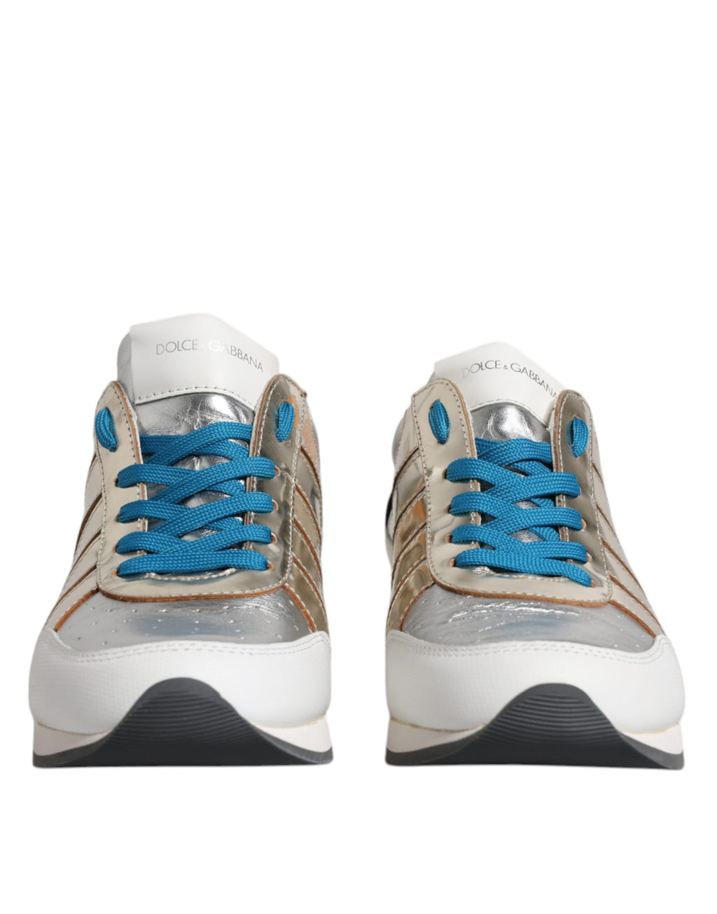 Dolce & Gabbana Multicolor Leder Low Top Sneakers Schuhe