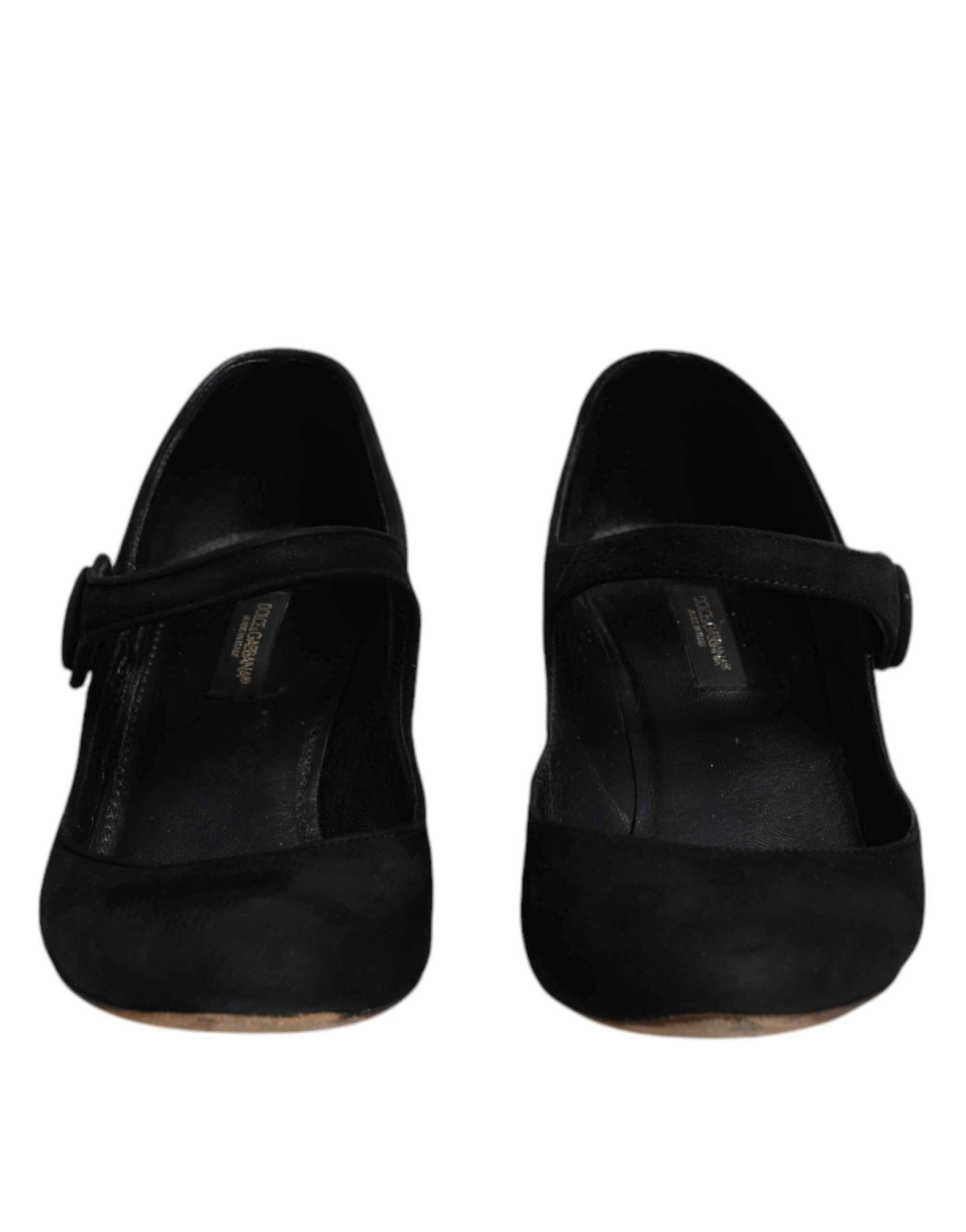 Dolce & Gabbana Schwarz Wildleder KEIRA Heels Pumps Schuhe