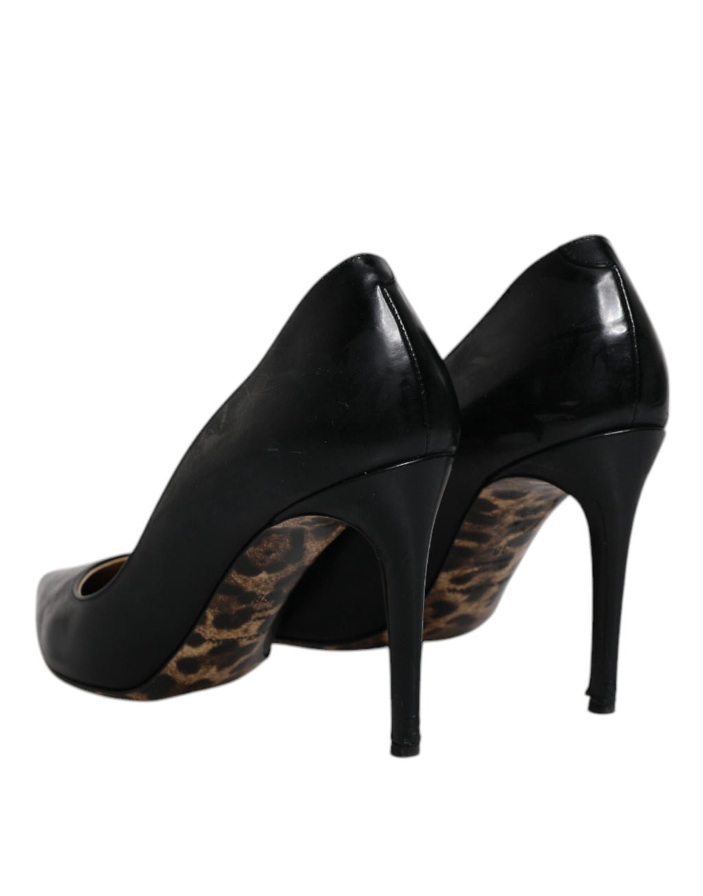 Dolce & Gabbana Schwarz Kalbsleder Stiletto Heels Pumps Schuhe