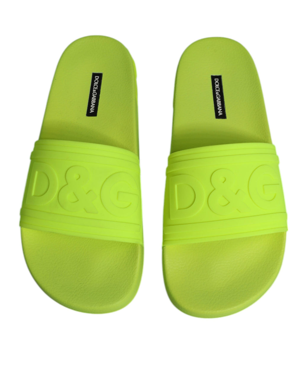 Dolce & Gabbana Gummirutschen Sandalen Strandbekleidung Schuhe grün