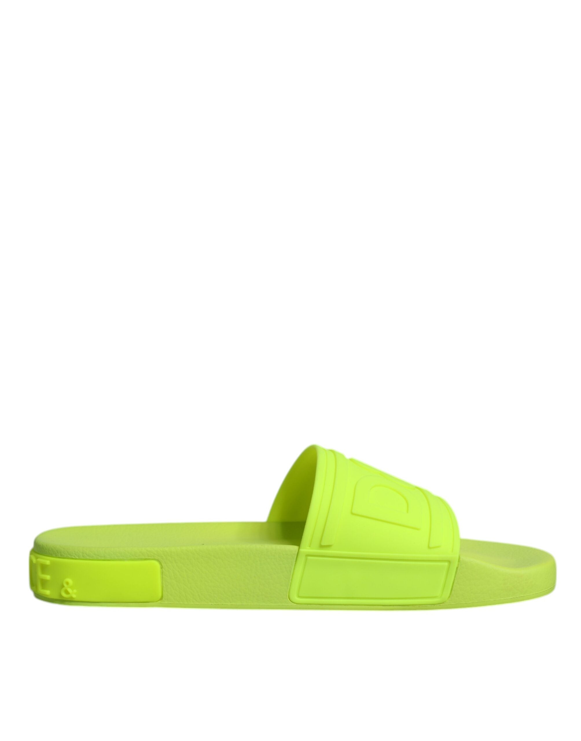 Dolce & Gabbana Gummirutschen Sandalen Strandbekleidung Schuhe grün