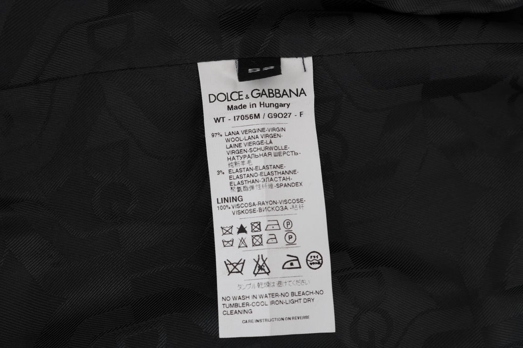 Dolce & Gabbana Graue Stretchweste aus Wolle