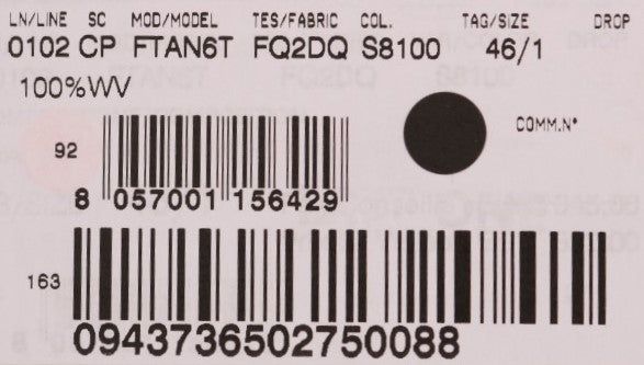 Dolce & Gabbana Graue Caprihose aus Wolle