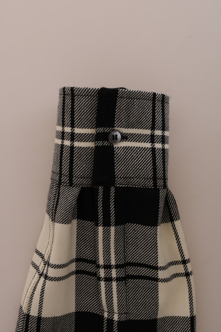 Dolce & Gabbana Schwarz Weiß Märchen Kristall Shirt