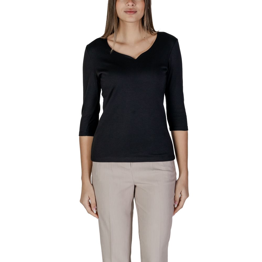 Street One Schwarzes T-Shirt aus Baumwolle