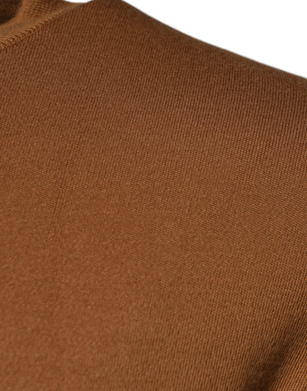 Dolce & Gabbana Brauner Logo-Plakette Rundhals-Pullover